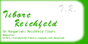 tiborc reichfeld business card